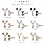 Pearl Hijab Pins – Pack of 2 - Image 2
