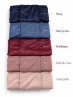 Shiny Easy Hijab with Tie