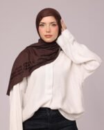 حجاب قطني بخيوط مضفرة - الصورة 2
