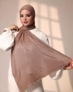 حجاب قطني مخطط - الصورة 5