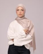 حجاب قطني لامع - الصورة 4