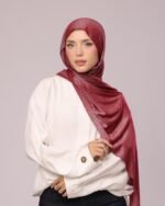 حجاب قطني لامع - الصورة 2