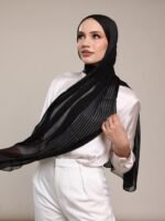 Chiffon-satin borders striped - Image 2