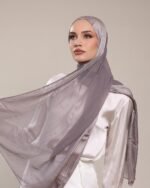 Chiffon-satin borders striped - Image 3